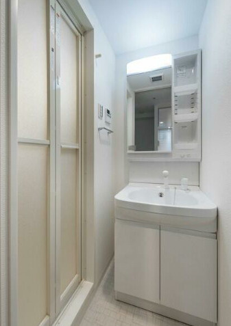 S-RESIDENCE南堀江の洗面所