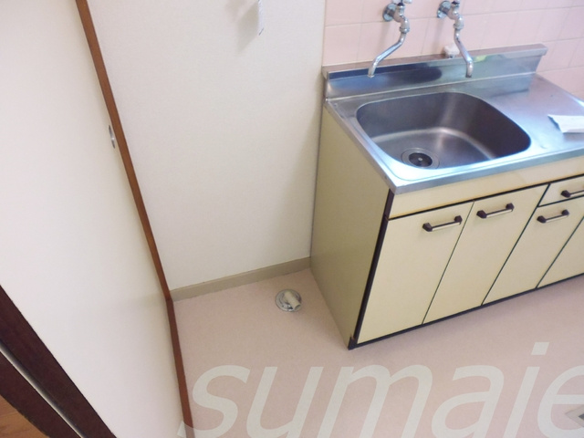コーポ和の内装|室内洗濯機置場付です