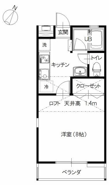フラワーハイツの間取り