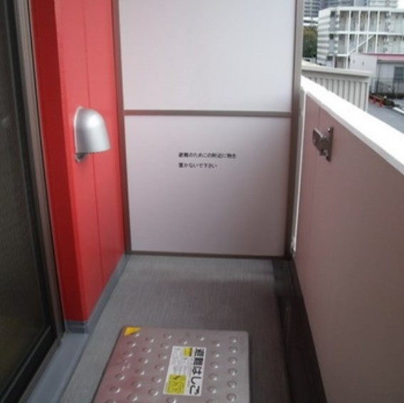 スカール千葉みなとのバルコニー