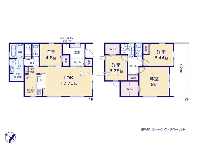 【間取り】 | 東海市養父町八王子１号棟【仲介手数料0円】