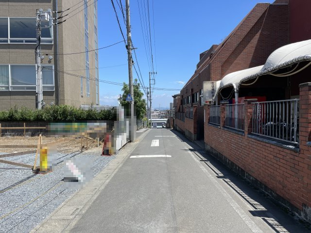 【前面道路含む現地写真】 | 深谷市上野台第63期　クライン　新築戸建　全2棟　1号棟 | 7/23撮影