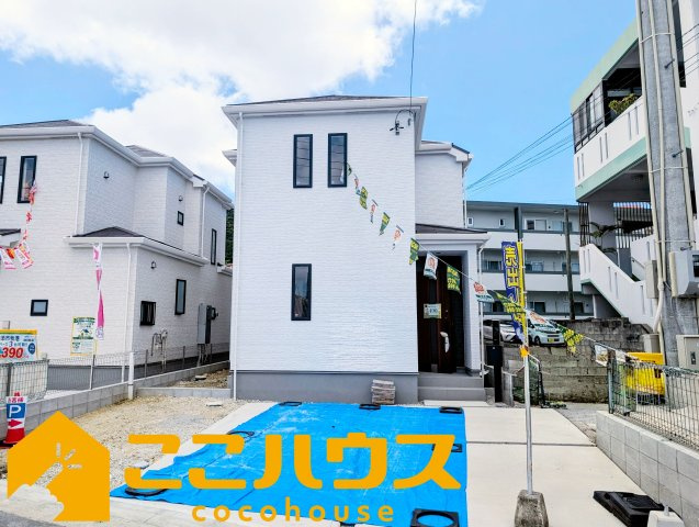 浦添市牧港1丁目332番　新築戸建て　全2棟　A号棟の外観|長期優良住宅認定物件です！