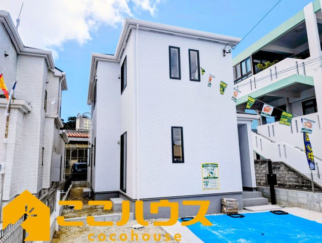 浦添市牧港1丁目332番　新築戸建て　全2棟　A号棟の外観|長期優良住宅認定物件です！