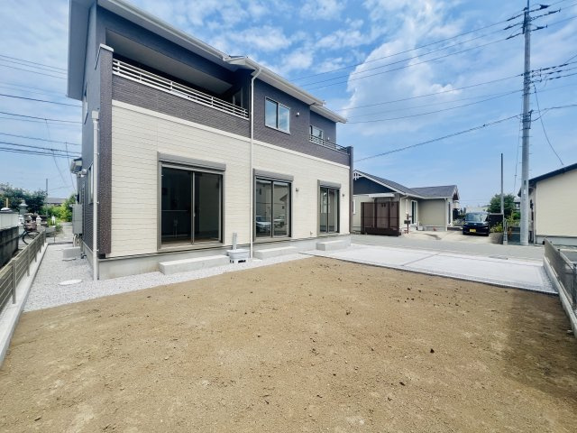 前橋市後家町の庭|家庭菜園やBBQなども楽しめるお庭スペース♪