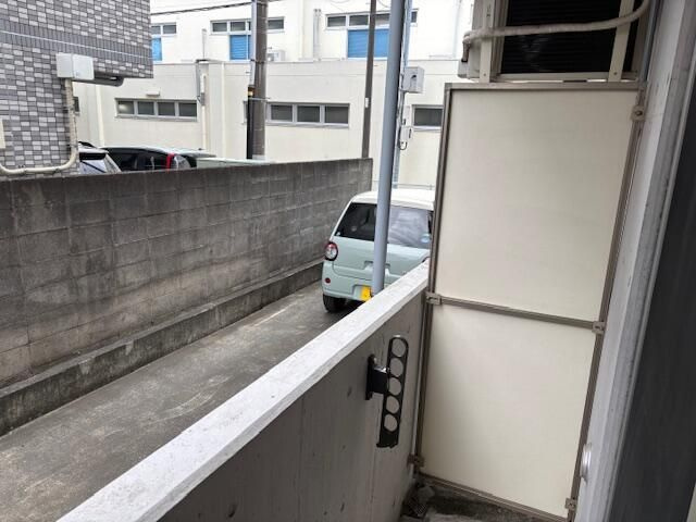 ライジングヒルズのバルコニー