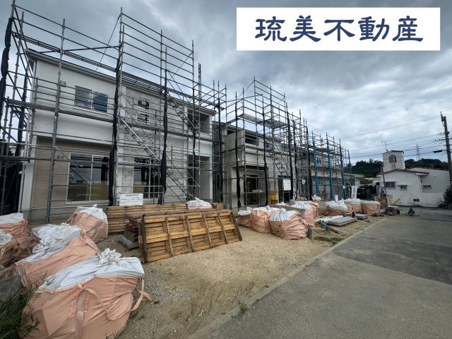 うるま市勝連南風原2期（全3棟）の外観|※2026.10.8撮影♪