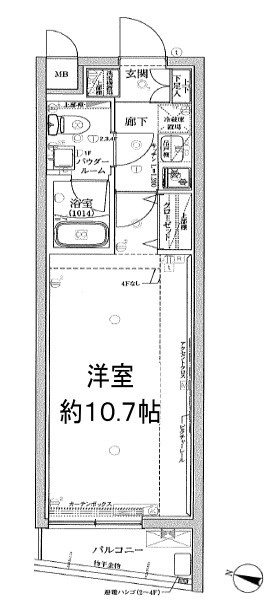 パティーナ本蓮沼の間取り