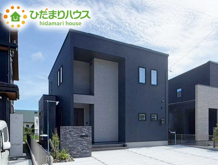 いわき市平下神谷Ⅰ期　新築戸建　3号棟の外観|資料請求やご案内も即日対応いたします♪同じ施工例の物件見学も可能です！