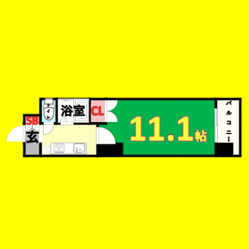 プログレッソ岩塚　名古屋市賃貸　仲介手数料無料の間取り