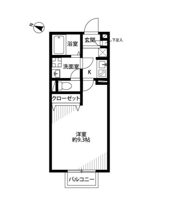さいたま市見沼区大和田町１丁目のアパートの間取り