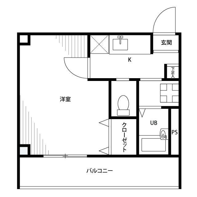 アンプルール　フェール　川口Ⅱの間取り