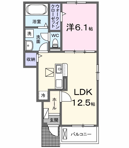 【間取り】 | ヴェルドゥーラⅠ