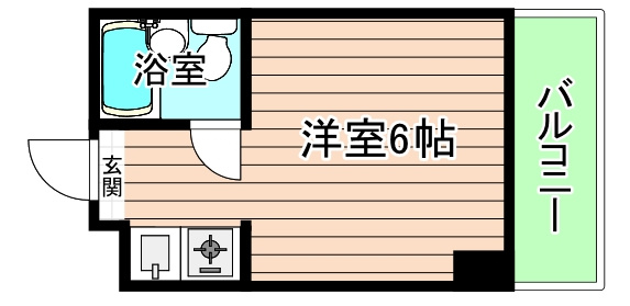 大阪市都島区高倉町１丁目の賃貸マンションの間取り