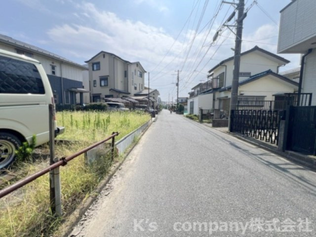 ◎茅ヶ崎市浜之郷　建築条件なし　売地の前面道路含む現地写真|前面道路の様子です◇