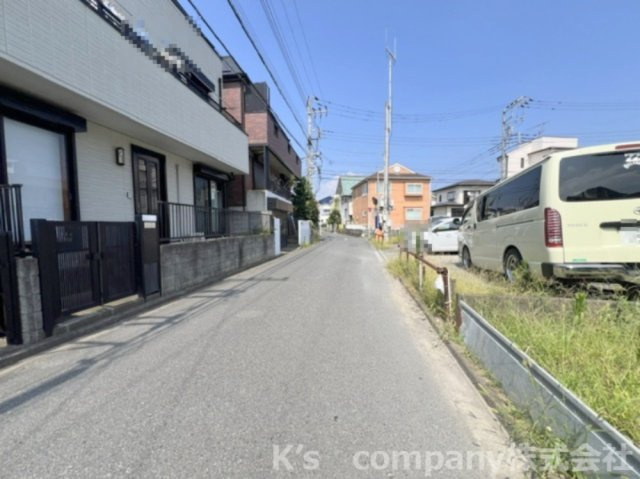 ◎茅ヶ崎市浜之郷　建築条件なし　売地の前面道路含む現地写真|前面道路の様子です◇