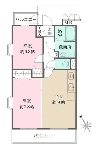 【仲介手数料：50％OFF】対象物件！の間取り