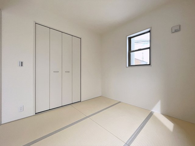 新築戸建・新築建売　福島市南沢又北川原第2　清水小・清水中の和室|家族のくつろぎスペースや来客時にも役立つ、使い勝手の良い和の空間！