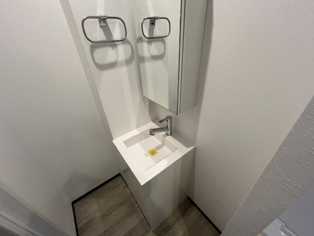 BASE上中里の洗面所