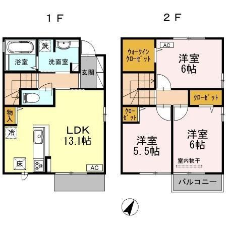 セレーノAの間取り