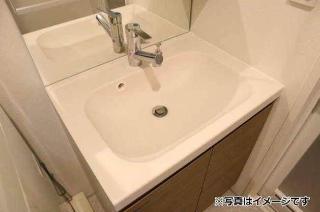 杉並区高井戸東２丁目の賃貸マンションの洗面所