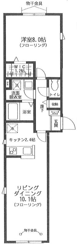 ラ・フルール  の間取り|間取りです。