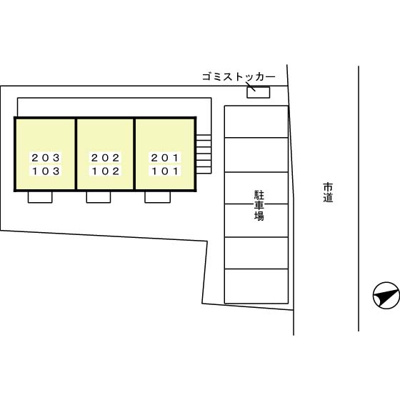 【区画図】 | Ｓｈｉｎｍｅｉ Ⅰ