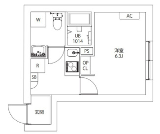 【間取り】 | ＡＸＩＡ　ＭーＣｉｔｙ武蔵小山