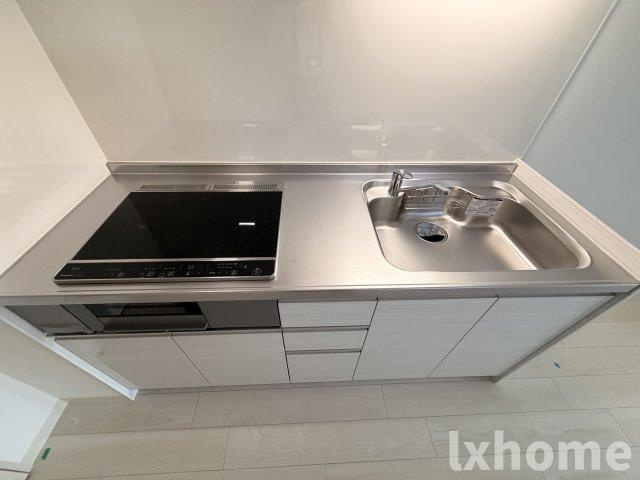 ピレーネ一津屋のキッチン|コンパクトなキッチンで掃除もラクラク