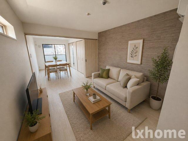 ピレーネ一津屋の居間・リビング|こちらのリビングで趣味の時間をお楽しみください