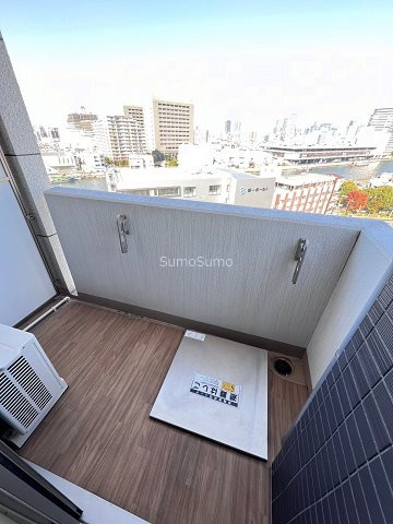アドバンス大阪セレーノのバルコニー