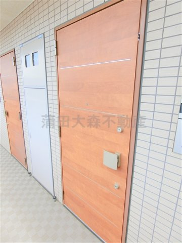 スカイコートパレス大田鵜の木の玄関