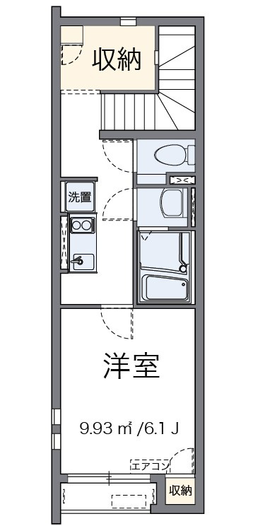 クレイノＷＡＫＡＮＡⅡの間取り