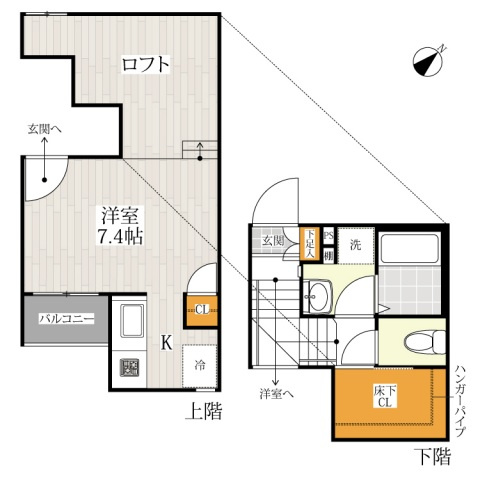 ＣＢ柏ヴェールの間取り