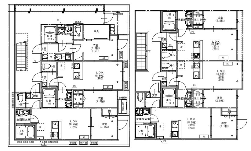 KEIAI RESIDENCE 北習志野Ⅲの間取り
