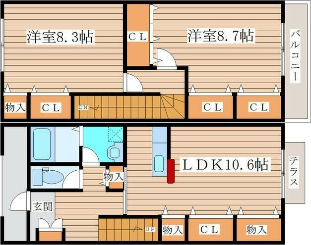 フェニックス本木壱番館の間取り