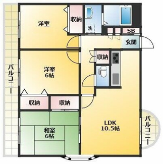 【間取り】 | パークヒルズ西台 | 間取りです。