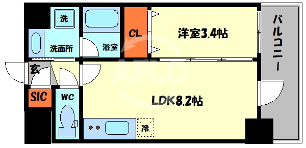 リアライズ布施駅前の間取り|リアライズ布施駅前　間取り