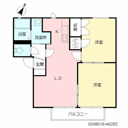 パルク・ヴァン Ａ棟の間取り