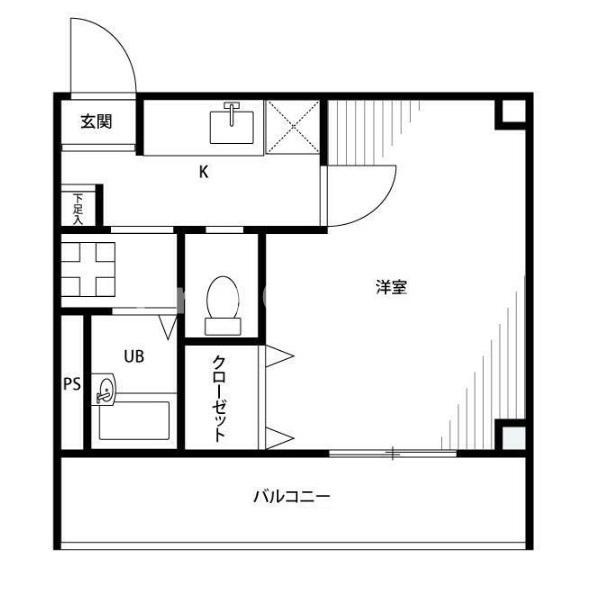 アンプルールフェール川口Ⅱの間取り