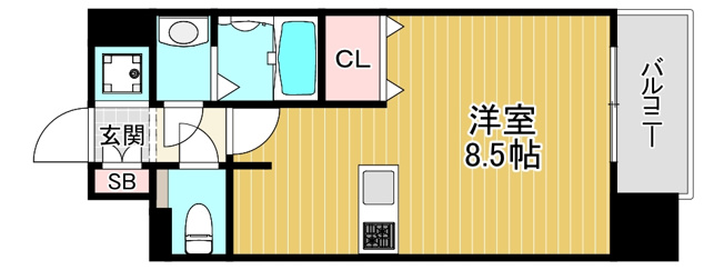 【間取り】 | プレサンス城北公園アクアージュ