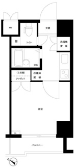 【間取り】 | ルーブル白金高輪 