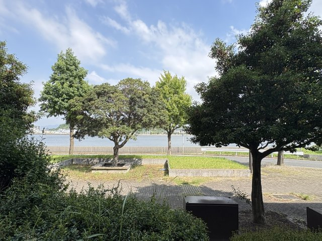 久岐の浜シーサイドファイラム２１　５街区４号棟の展望|開放的な眺望が、毎日の暮らしにゆとりをもたらします。