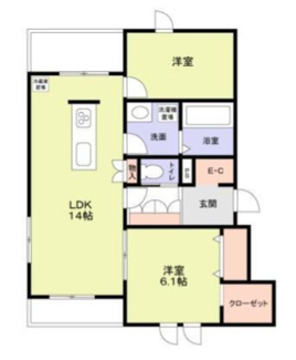 【間取り】 | ｃｅｎｔｒａｌ　ｃｒｅｓｔ | 間取りです。