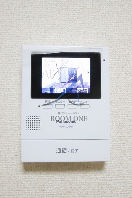 ハイム内田のセキュリティ|モニター付インターホンです。