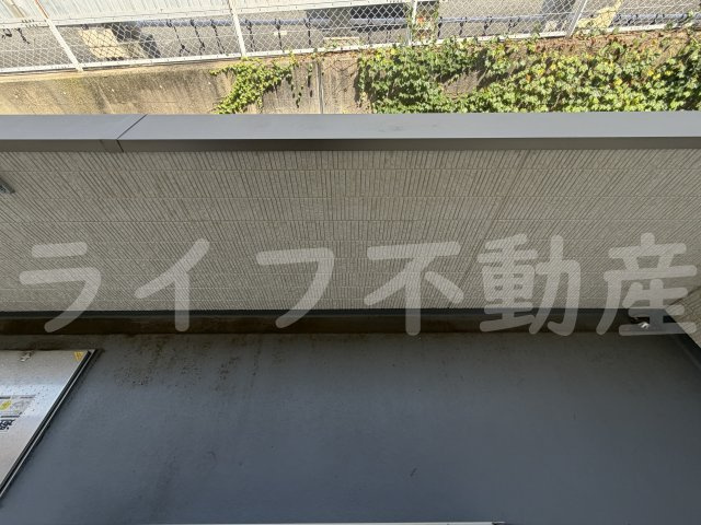 Gradito東石切のバルコニー