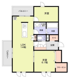 【間取り】 | ｃｅｎｔｒａｌ　ｃｒｅｓｔ | 間取りです。