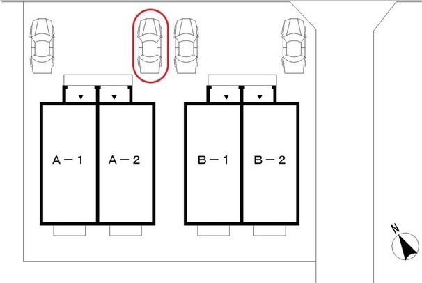 コーラル田園調布の駐車場
