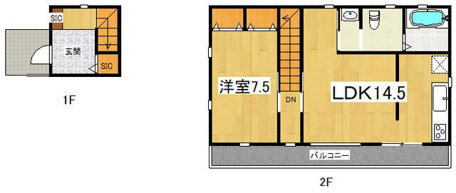 【間取り】 | 南品川４丁目貸家