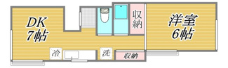 【間取り】 | メゾン・クレール | 間取りです。